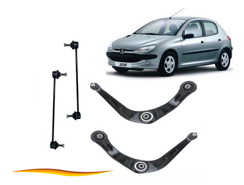 Kit Bandeja + Bieleta Peugeot 206 1998 2008
