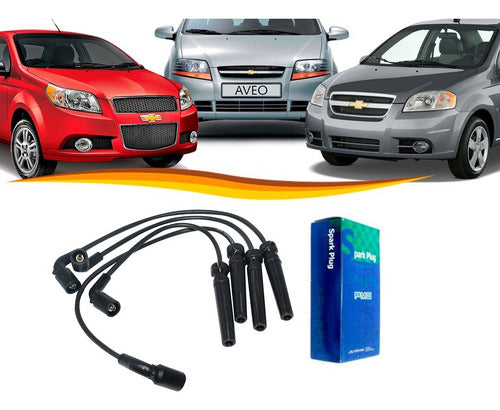 Cable Bujias Chevrolet Aveo 1.4 Todos Korea