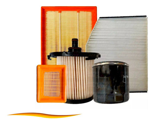 Kit Filtro Ford Transit 2.2 2014 2020 Aire Aceite Polen