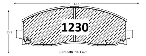 Pastilla Freno Dodge Journey 2013 2021 Delanteras