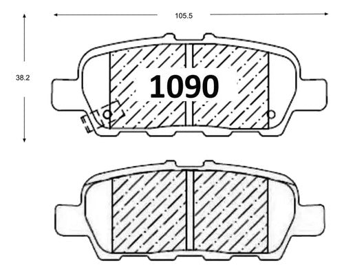 Pastilla Freno Traseras Suzuki Grand Nomade 2009 2022