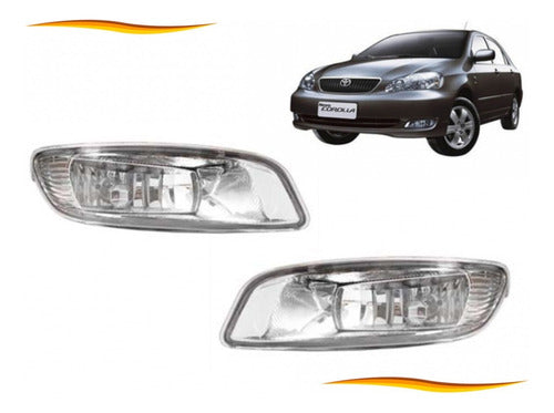 Neblinero Toyota Corolla 2003 2008 Par Brasilero