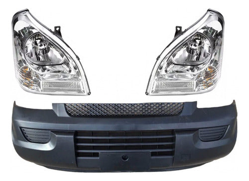 Parachoque Frontal Chevrolet N300 12-19 (para Pintar)