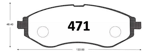 Pastilla Freno Delantero Chevrolet Spark Gt 2010 2022