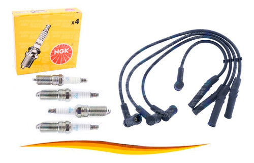 Cables + Bujías Ford Fiesta Ecosport Ka Zetec 1.6 2000 2011