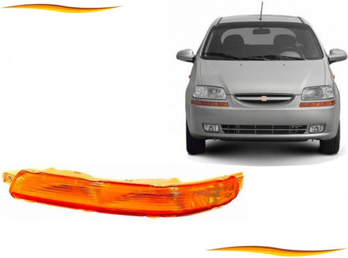 Farol Parachoque Chevrolet Aveo 2004-2006
