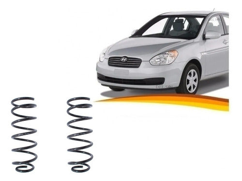 Espiral Trasero Hyundai New Accent 2006 2011 Par