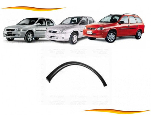 Moldura Tapabarro Izquierdo Delantero Chevrolet Corsa 2000 2008