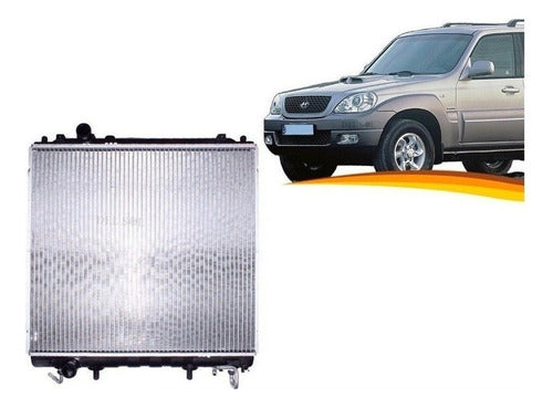 Radiador Motor Terracan 2.9 Diesel Crdi Automatico + Tapa