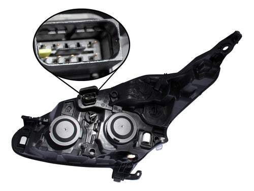Optico Derecho Peugeot 208 2012 2015 Halogeno