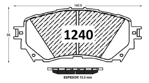 Pastilla Freno Mazda 6 2014 2023