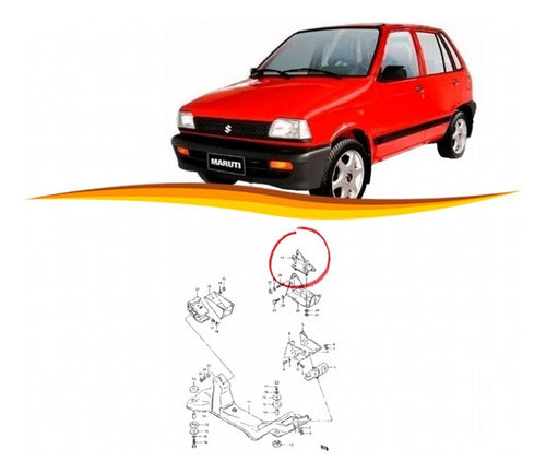 Soporte Caja Cambio Suzuki Maruti 1995 2008 Mecanico