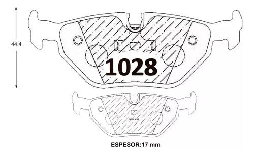 Discos Freno Con Pastilla Gtx Bmw 328i (e46) 1998 2000