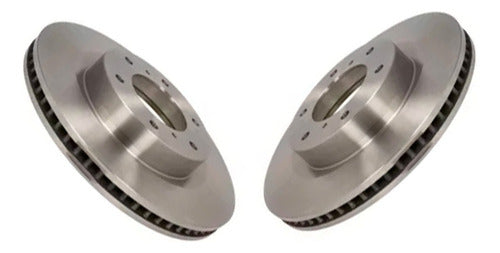 Par Disco Freno Mitsubishi Montero 2007 2012 Delanteros