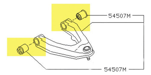 Buje Bandeja Superior Nissan Terrano 1997 2015 Par