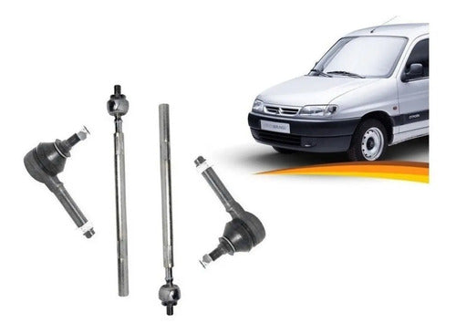 Brazo Axial Citroën Berlingo 1997 2007 + Terminales Kit X 4