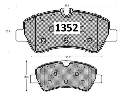 Pastilla Freno Traseras Ford Transit 2014 2022