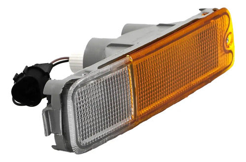 Farol Parachoques Mitsubishi L200 1996 2003 Derecho Blanco