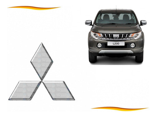 Logo Emblema Mascara Mitsubishi L200 2016-2018 Genuino