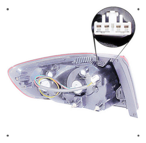 Farol Trasero Exterior Derecho Santa Fe 3.5 2010 2012