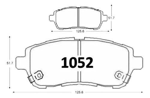 Pastilla Freno Delantera Suzuki Baleno 2017 2022