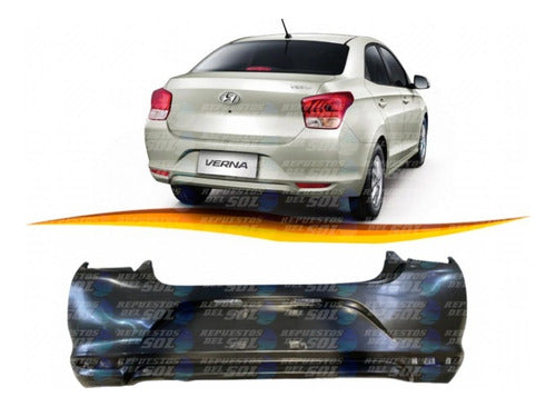 Parachoque Trasero Hyundai Verna 2021 2022