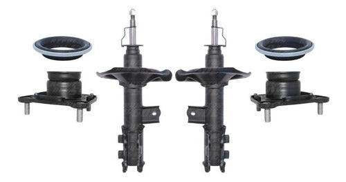 Par Amortiguador Delantero Avante 2006 2010 + Par Cazoletas