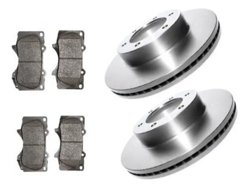 Disco + Pastilla Freno Toyota 4runner 2003 2010 Trasero
