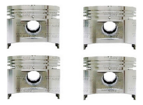 Piston Set Chevrolet Sonic 1.6 2012 2016 0.50 Lxt