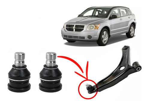 Rotula Bandeja Inferior Dodge Caliber 2007-2017 Par