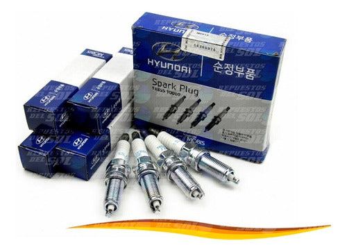 Set Bujia Kia Cerato 1.6 G4fg 2016 2020 Originales 4 Uds