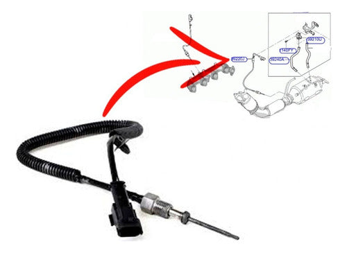 Sensor Temperatura Gases Escape Hyundai H-100 D4cb 2011 2020