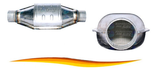 Catalizador Universal 2 1/4 X 15 1/2 Pulga 1990 2018 Diesel