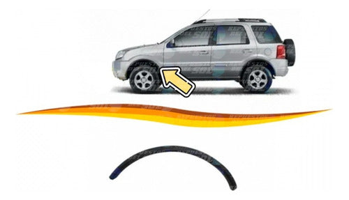 Moldura Tapabarro Delantera Izquierdo Ford Ecosport 2003 2007