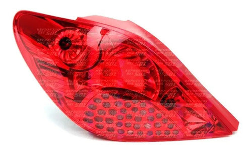 Farol Trasero Peugeot 207 2007 2008 Izquierdo Rojo