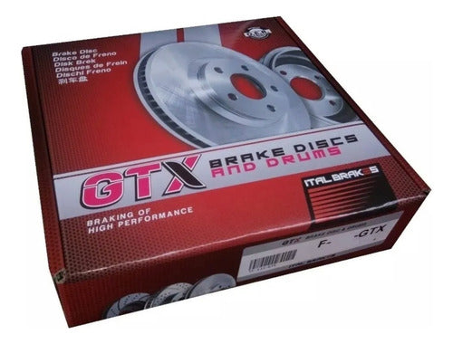 Par Discos Freno Trasero Gtx Chevrolet Cruze 2017 2019
