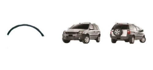 Moldura Tapabarro Trasero Post Izquierdo Ford Ecosport 2003 2007