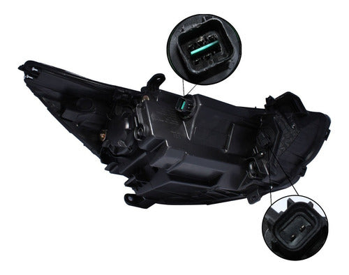 Optico 5 Pines + Farol Hyundai Accent Rb 2011 2015