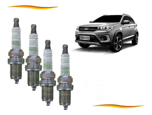 Bujías Chery Tiggo 2 1.5 2017 2022 (pack 4)