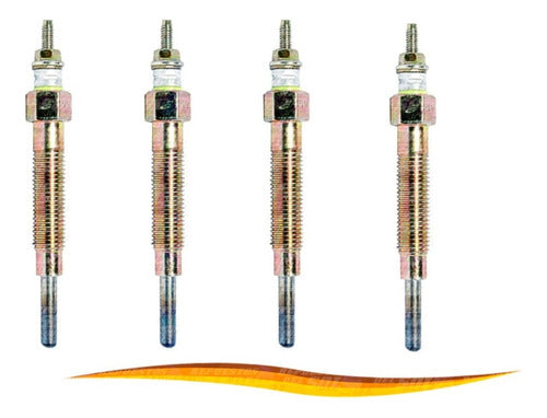 Juego 4 Bujías Incandescentes Chevrolet Dmax 3.0 2005-2011