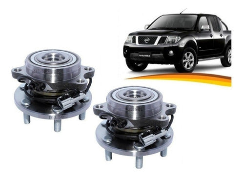 Maza Delantera Nissan Navara 2007 2013 4x4 2.5 Con Abs Par