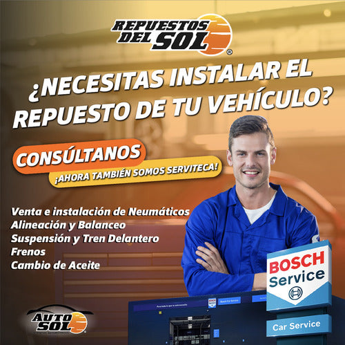 Pastilla Freno Delanteras Chevrolet Sonic 1.6 2012 2016