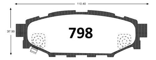 Kit Pastillas Delanteras + Traseras Freno Subaru Legacy 2004 2015