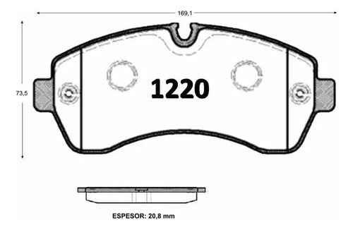 Discos + Pastilla Freno Mercedes Benz Sprinter 2012 -