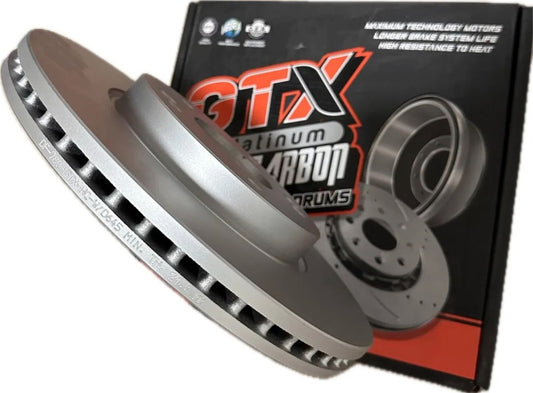 Par Discos Freno Delanteros Gtx H/carbon Korando Ii 2000 2007