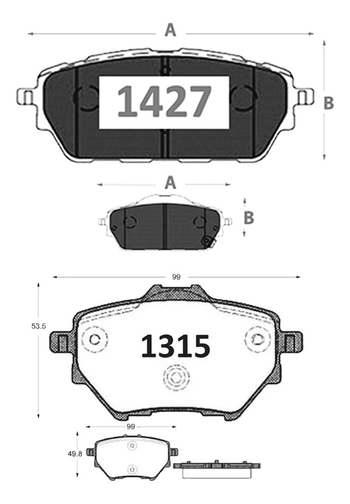Pastillas Freno Haval H2 2015 2021 Delanteras Traseras