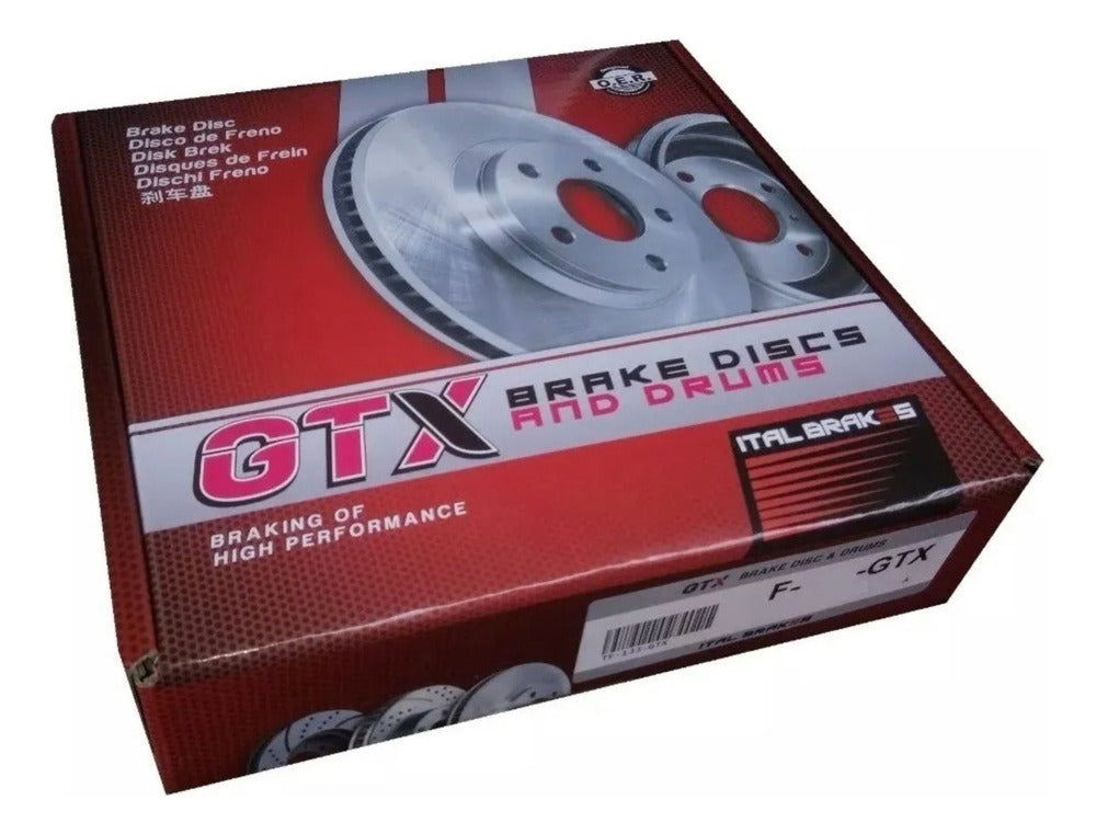 Par Discos Freno Traseros Gtx Peugeot 308 Iii 2018 2021