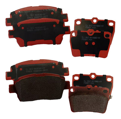 Pastilla Frenos Geely Mk 2008 2014 Delanteras Traseras