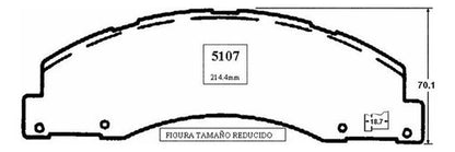 Pastilla Freno Delantero Ford Econoline E250 5.0 2008