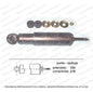 Par Amortiguador R/L Delantero Terrano D22 2.4 2000